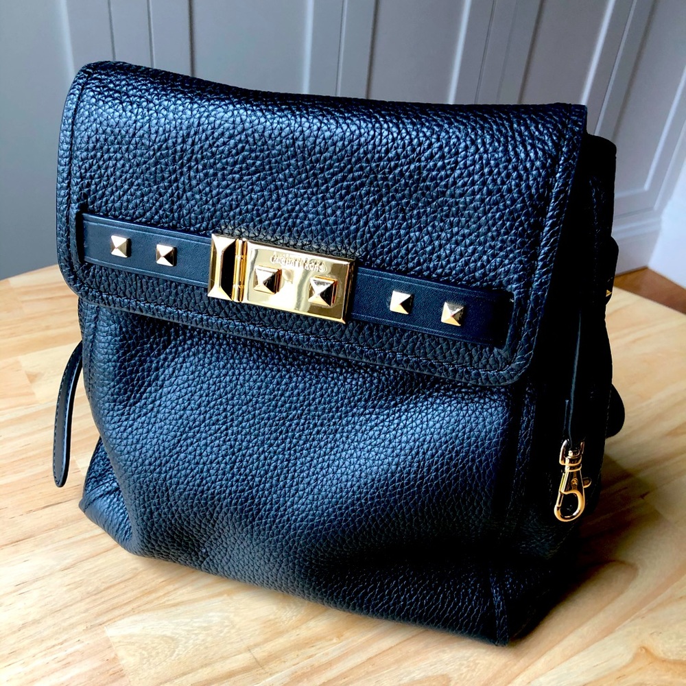 Michael Kors Studded Small Leather Backpack Purse